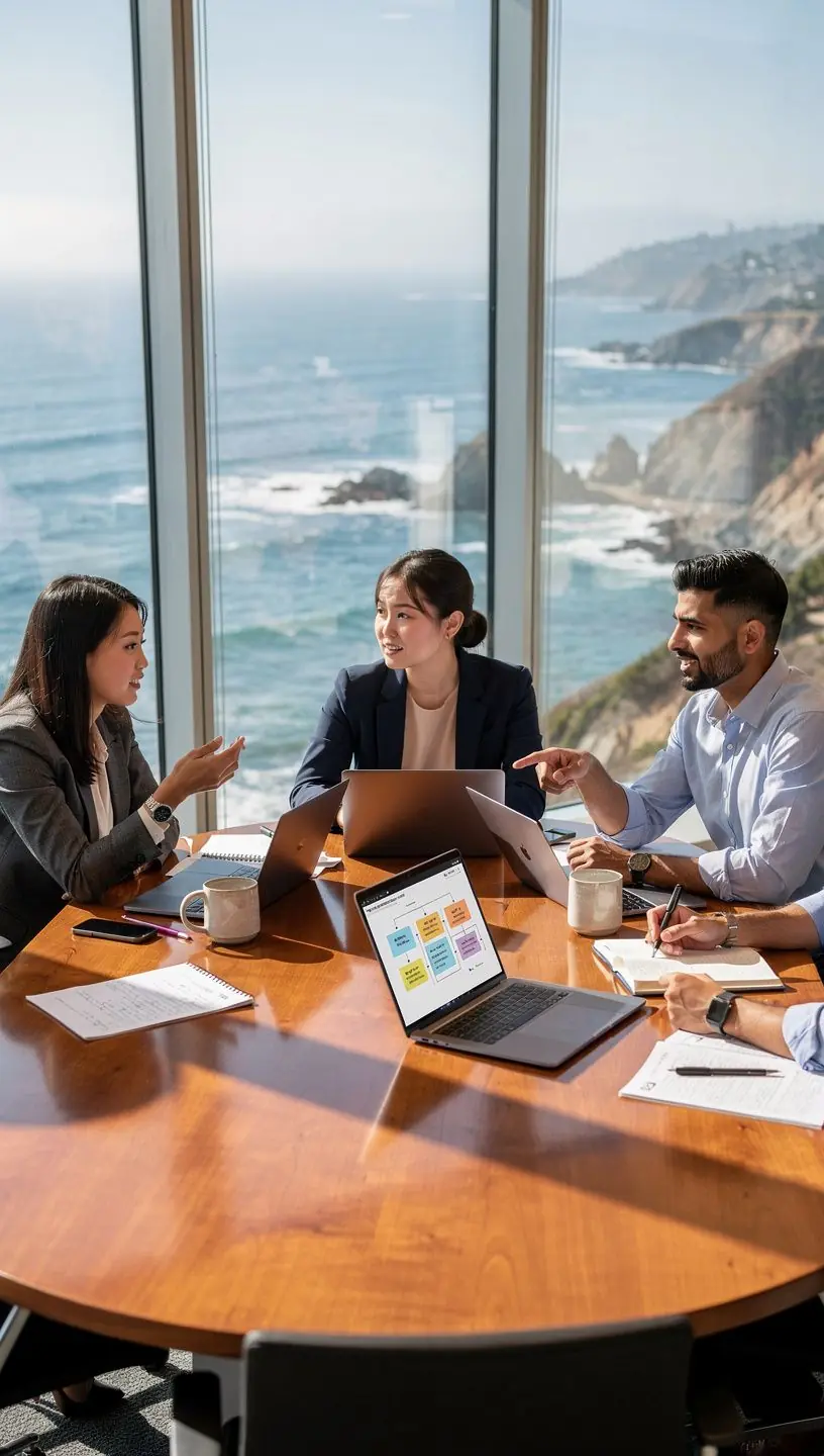 Diagram showing step-by-step workflow automation designed to eliminate inefficiencies in organizational processes.